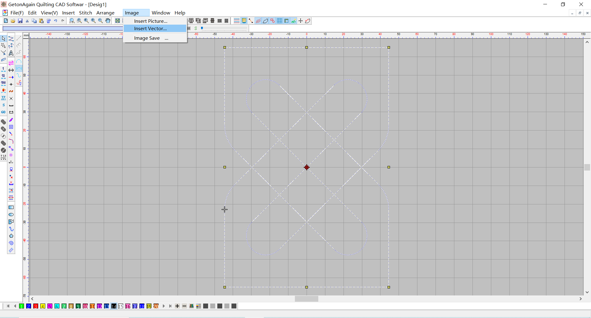 GetonAgain Quilting CAD V1.0