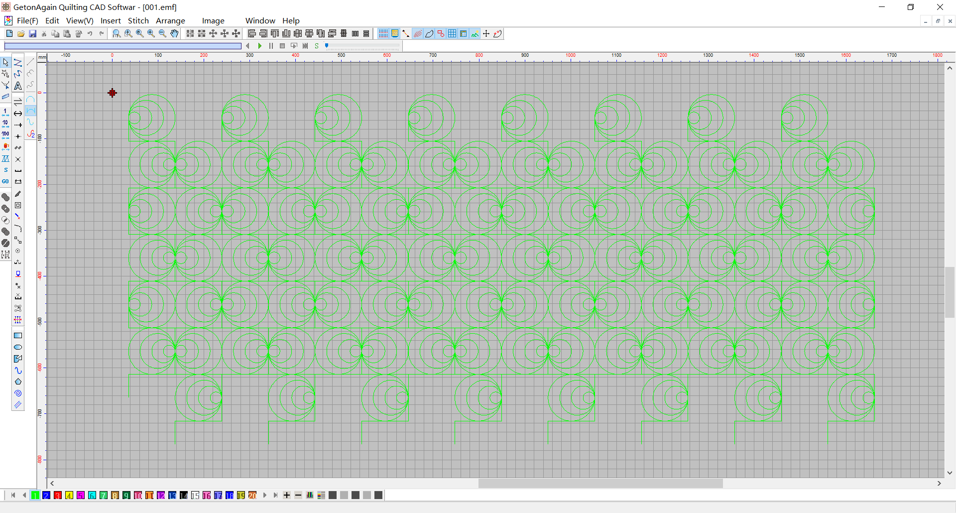 GetonAgain Quilting CAD V1.0