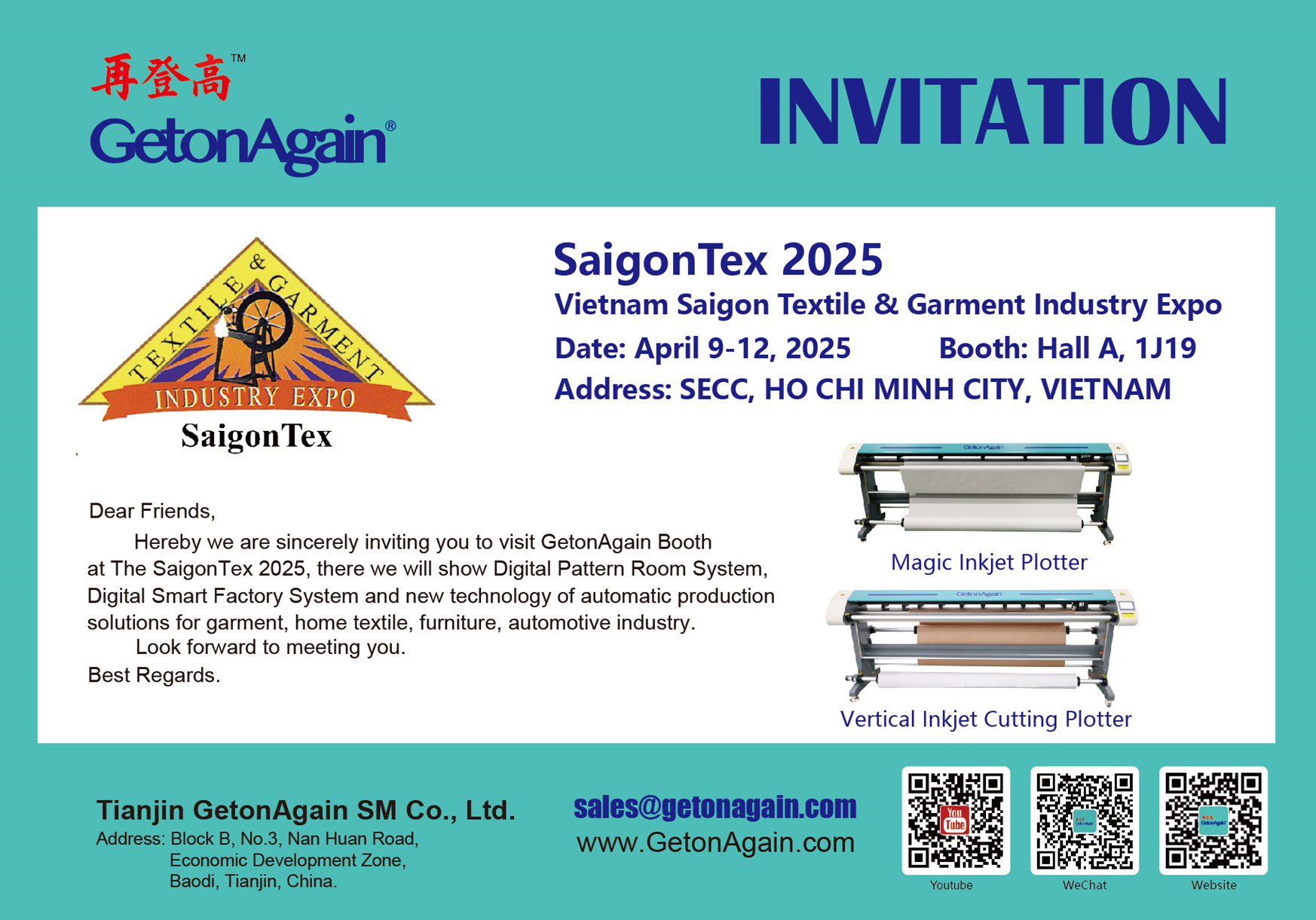 SaigonTex 2025 Vietnam Saigon Textile & Garment Industry Expo