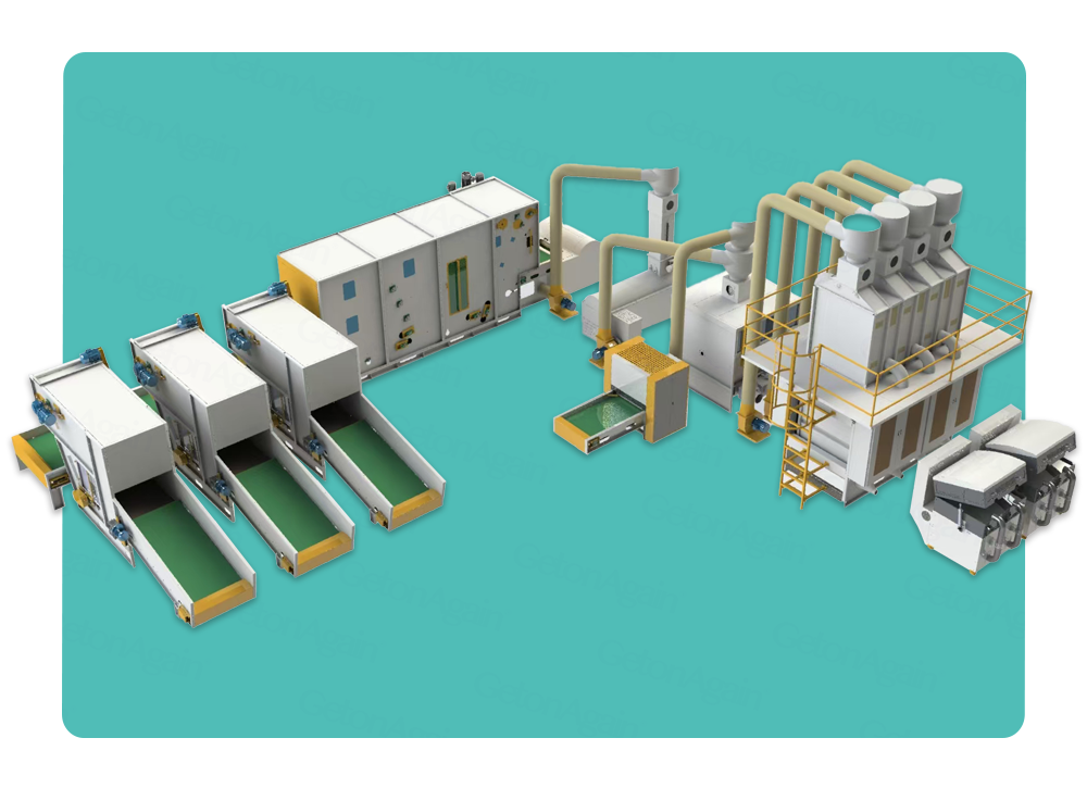 Automatic Vacuum Pillow Filling Production Line