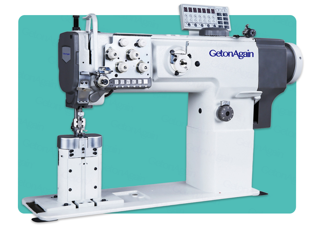 Enhanced Direct-Drive Post-Bed Double-Needle Compound Feed Sewing Machine GOA-1780B-7