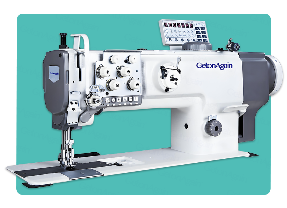 Enhanced Direct-Drive Double-Needle Compound Feed Sewing Machine GOA-1580B-7
