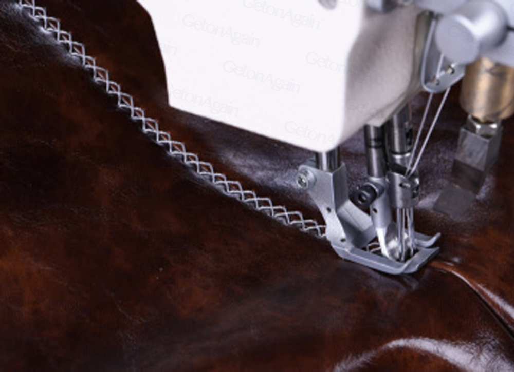 Program Controlled Post-Bed Double-Needle Rotary Needle Bar Compound Feed Sewing Machine GOA-550-1780B