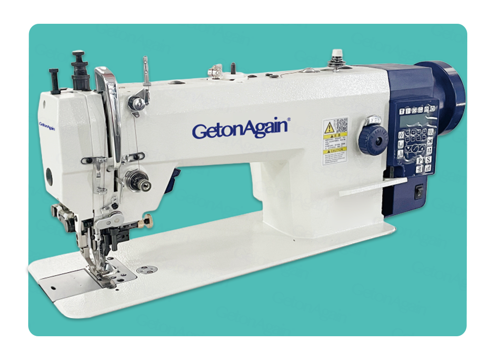 Direct Drive Upper and Bottom Compound Feed Sewing Machine with Knife GOA-1410VF-7