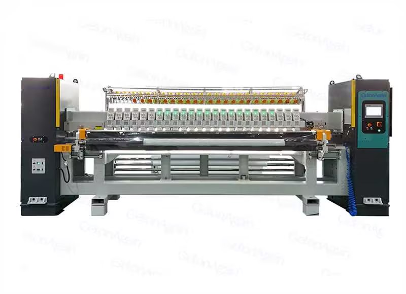 Computerized Four-color  Single Roll Quilting and  Embroidery Machine (Model H)