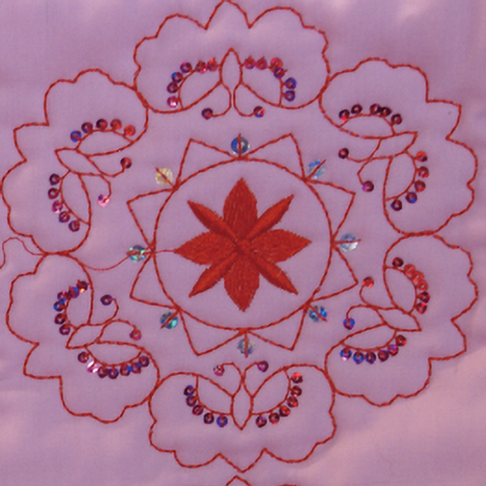 Computerized Four-color  Single Roll Quilting and  Embroidery Machine (Model H)