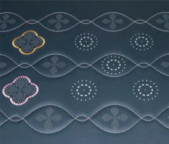 Fully Automatic Perforation(Special-hole)+Embroidery+Sewing (Rotating Head) Machine