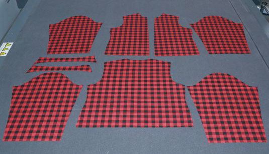 Stripe and Plaid Matching Cutting Machine