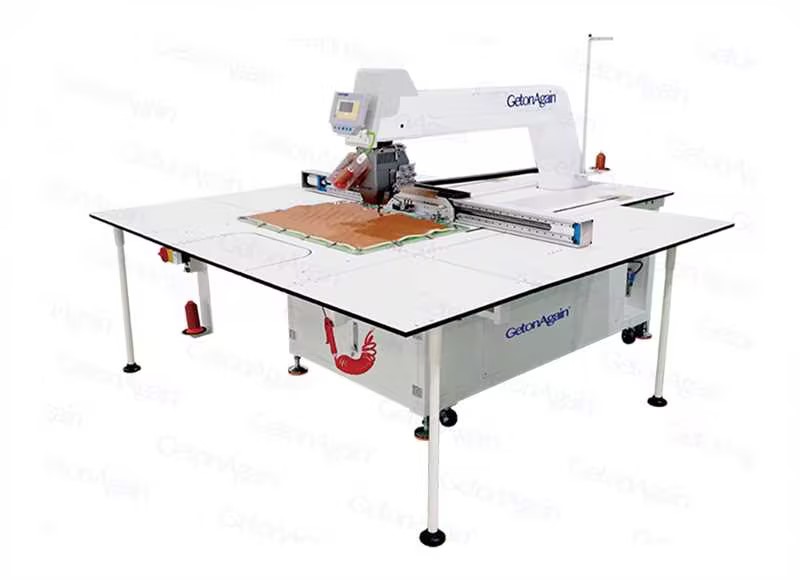 Fully Automatic 360°Double-Needle Heavy-Duty Template Sewing Machine