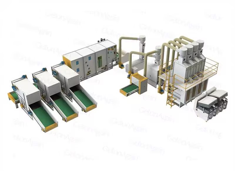 Automatic Vacuum Pillow Filling Production Line