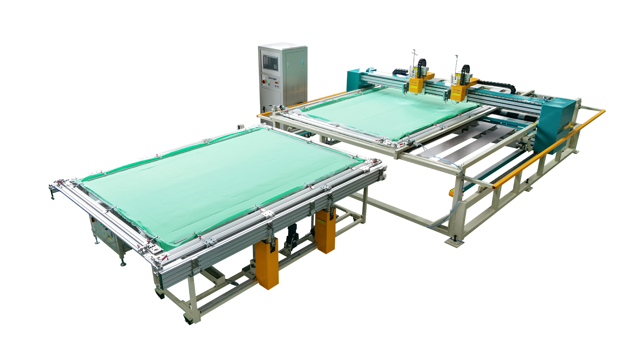 Computerized Double Head  Quilting Machine - Frame Type  (Belt Support)