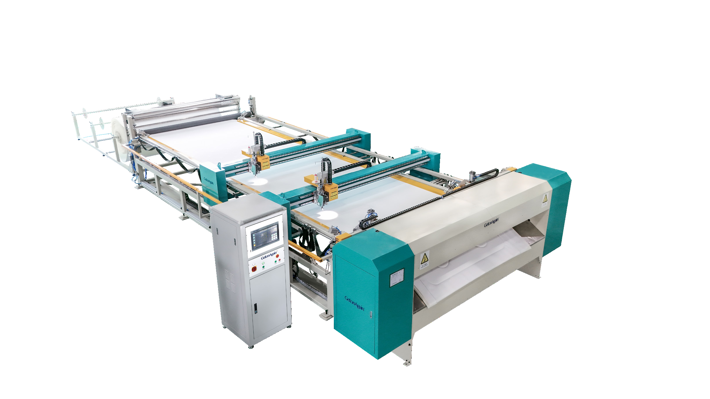 Continuous Feeding Gantry-Type Single-Needle Quilting Machine (Double Saddle Model)