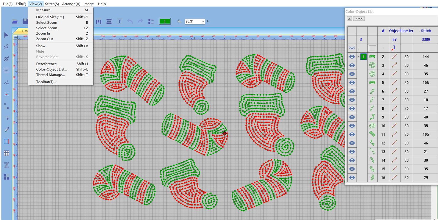 GETONAGAIN  TUFTING CAD