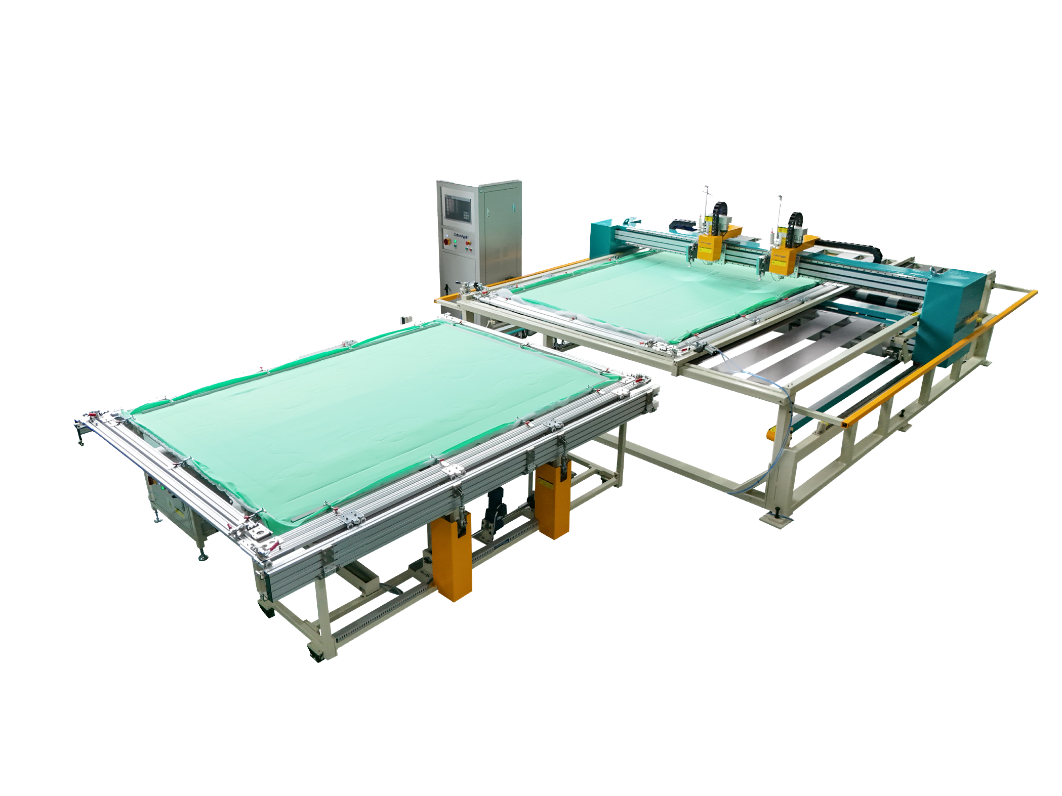 Computerized Double Head  Quilting Machine - Frame Type  (Belt Support)
