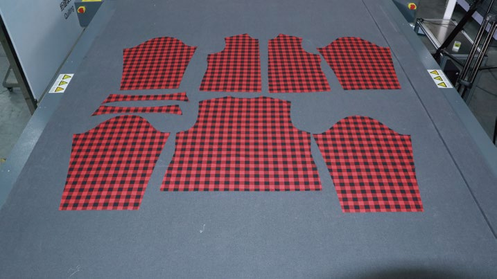 Stripe and Plaid Matching Cutting Machine