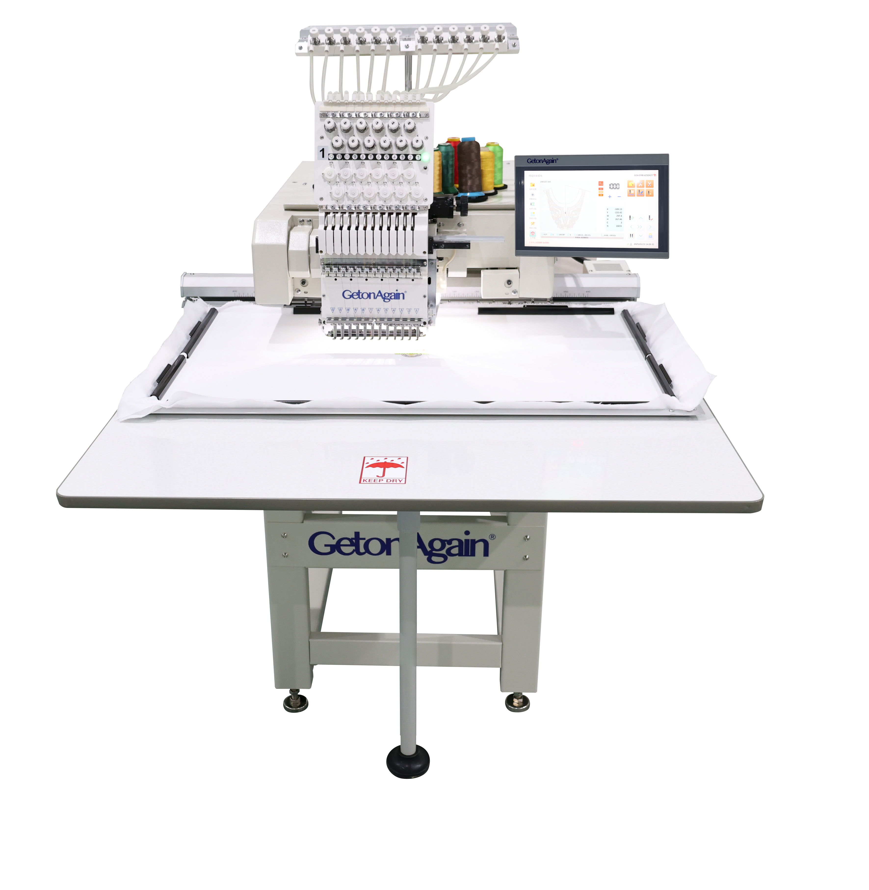 Single Head Cap/Tubular Embroidery Machine