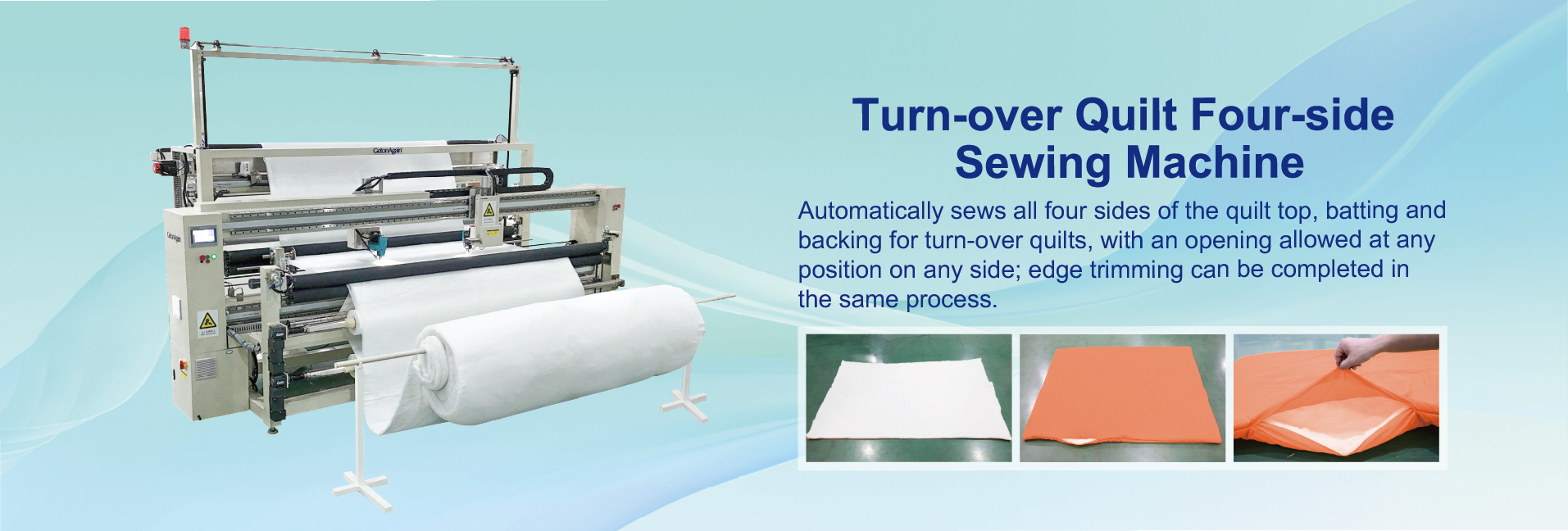 Turn-over Quilt Four-side Sewing Machine