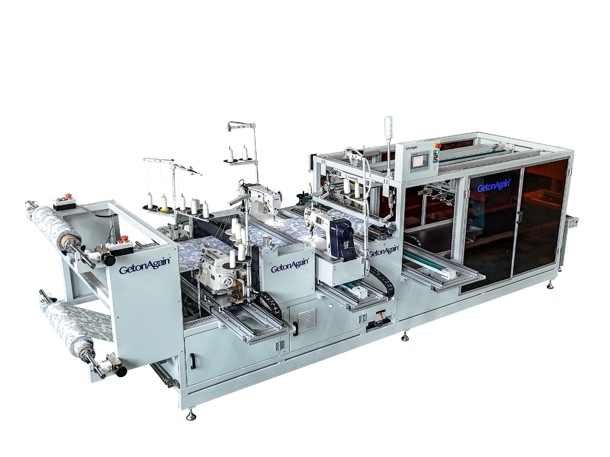 Four-side Sewing Machine of  Pillow Inner Case