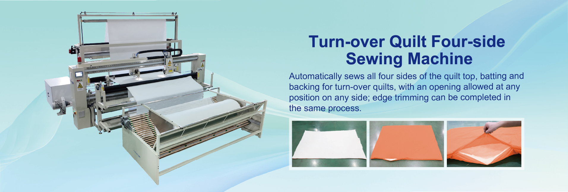 Turn-over Quilt Four-side Sewing Machine